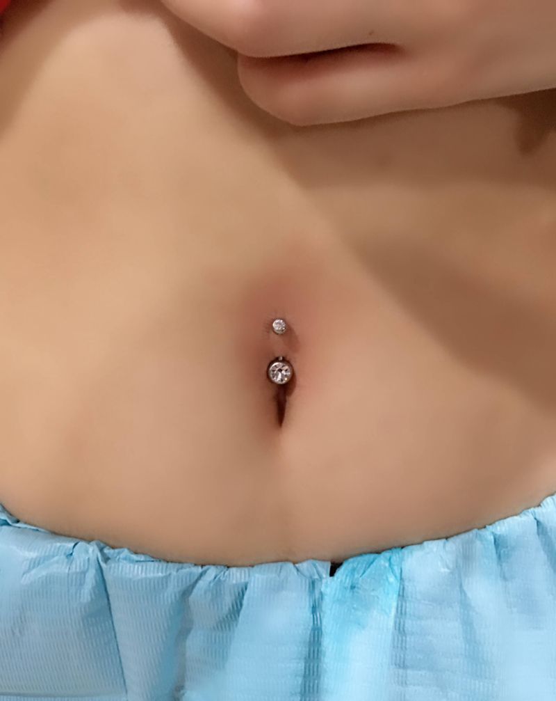 穿刺纹身图片_腹部纹身图案