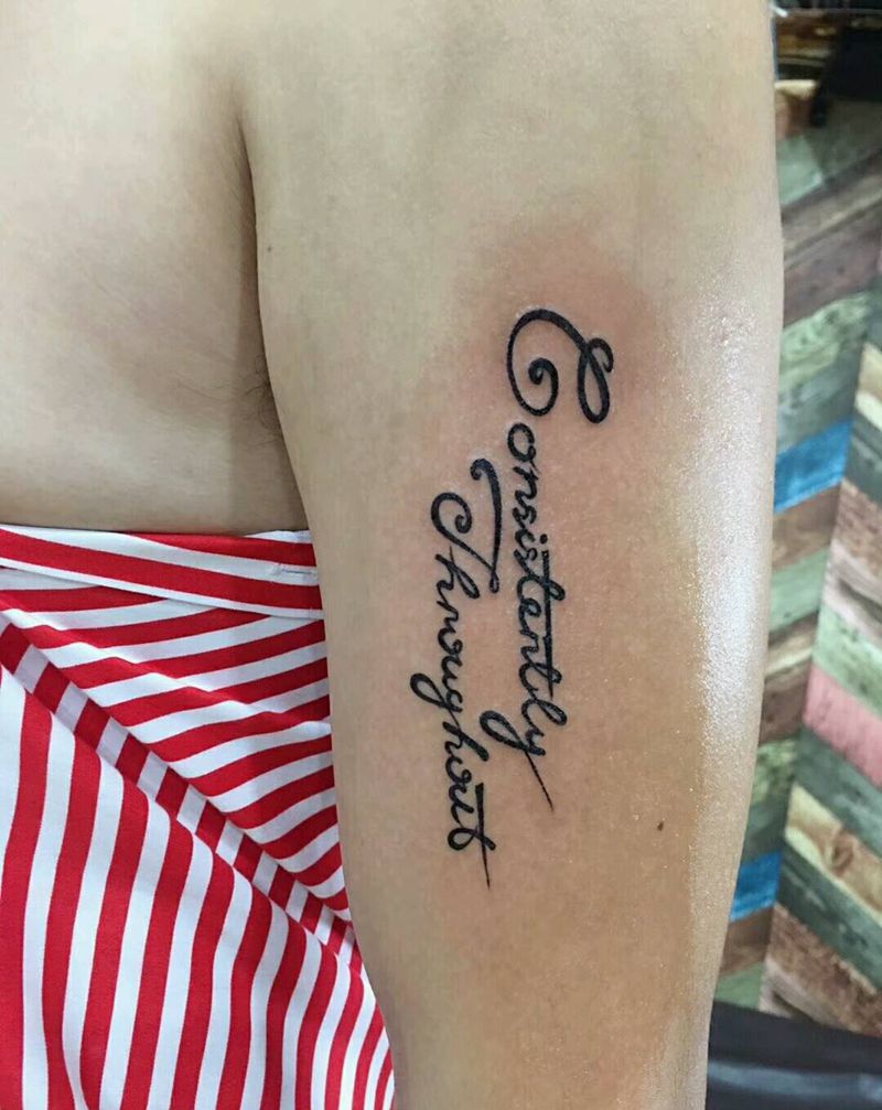 英文纹身图片_手臂纹身图案