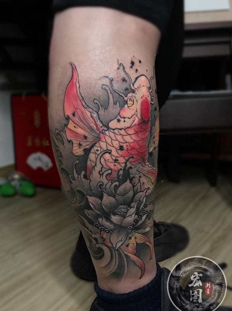 锦鲤纹身图片
