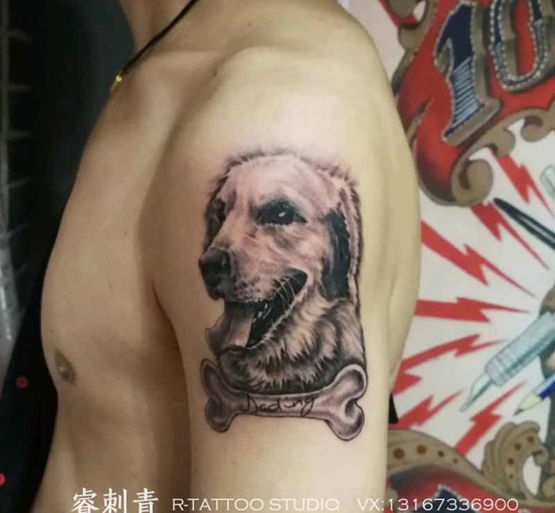 宠物肖像纹身图片