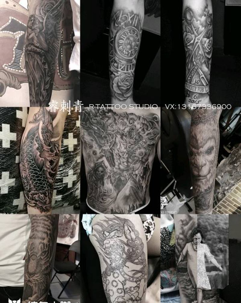 18年大图纹身图片