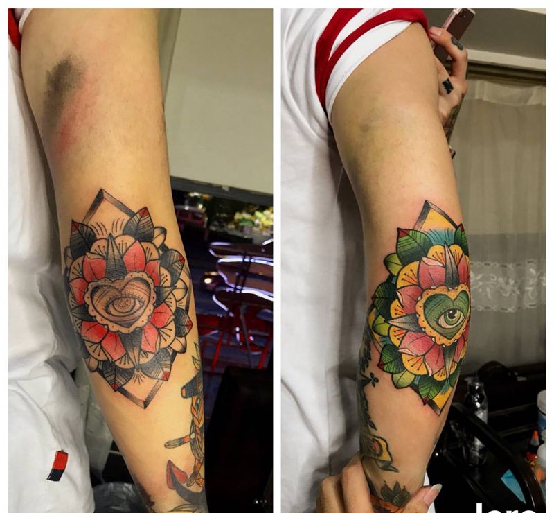 school 上帝之眼纹身图片