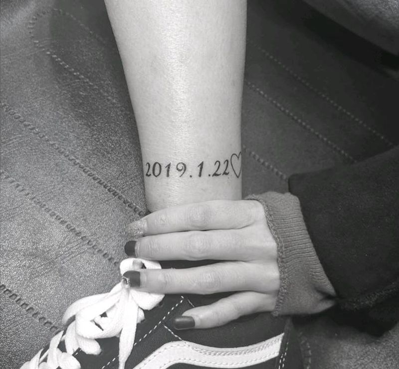 纪念日纹身图片