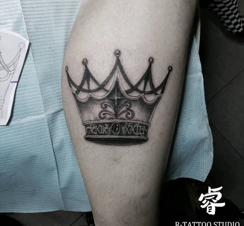 皇冠纹身图片
