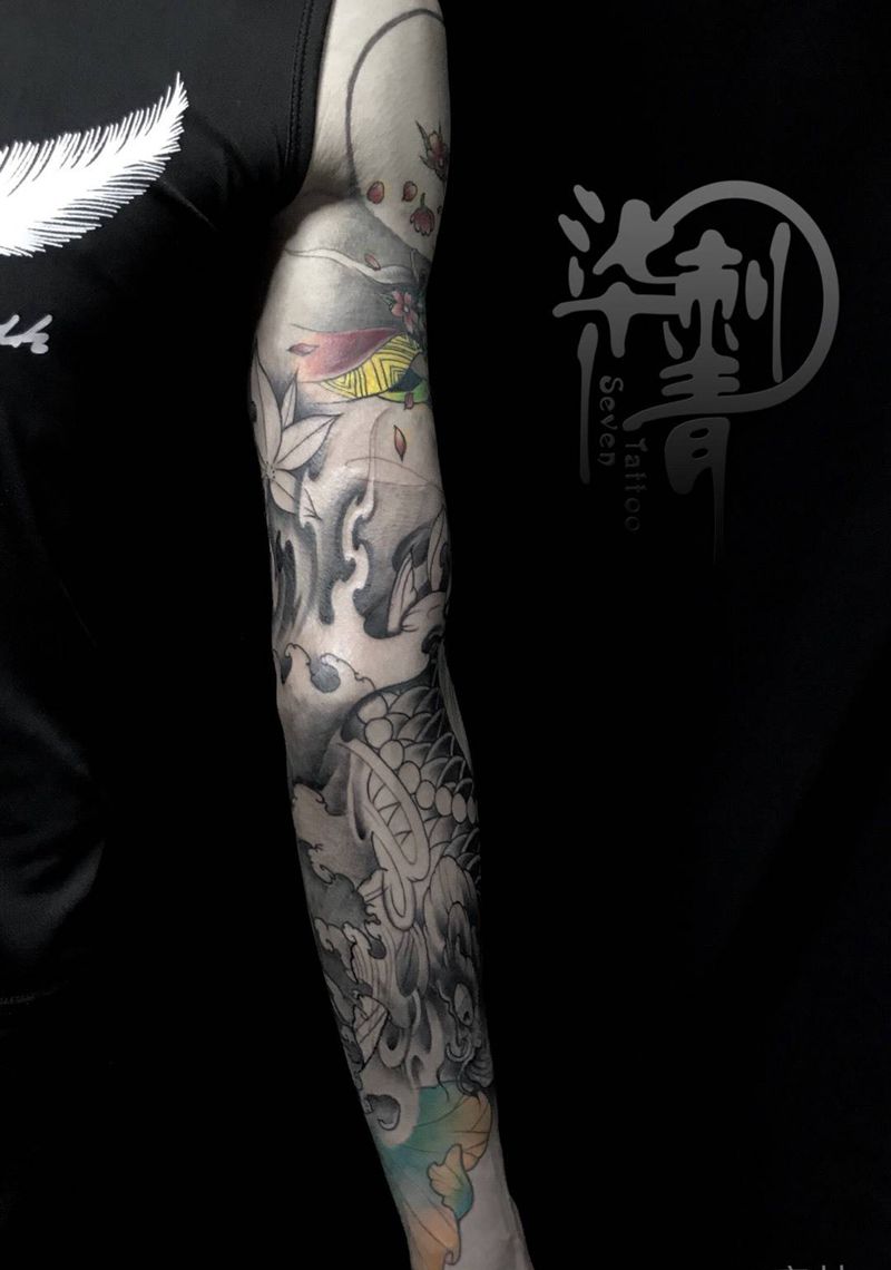 未完待续纹身图片_手臂手部传统习俗动物人物静物纹身图案