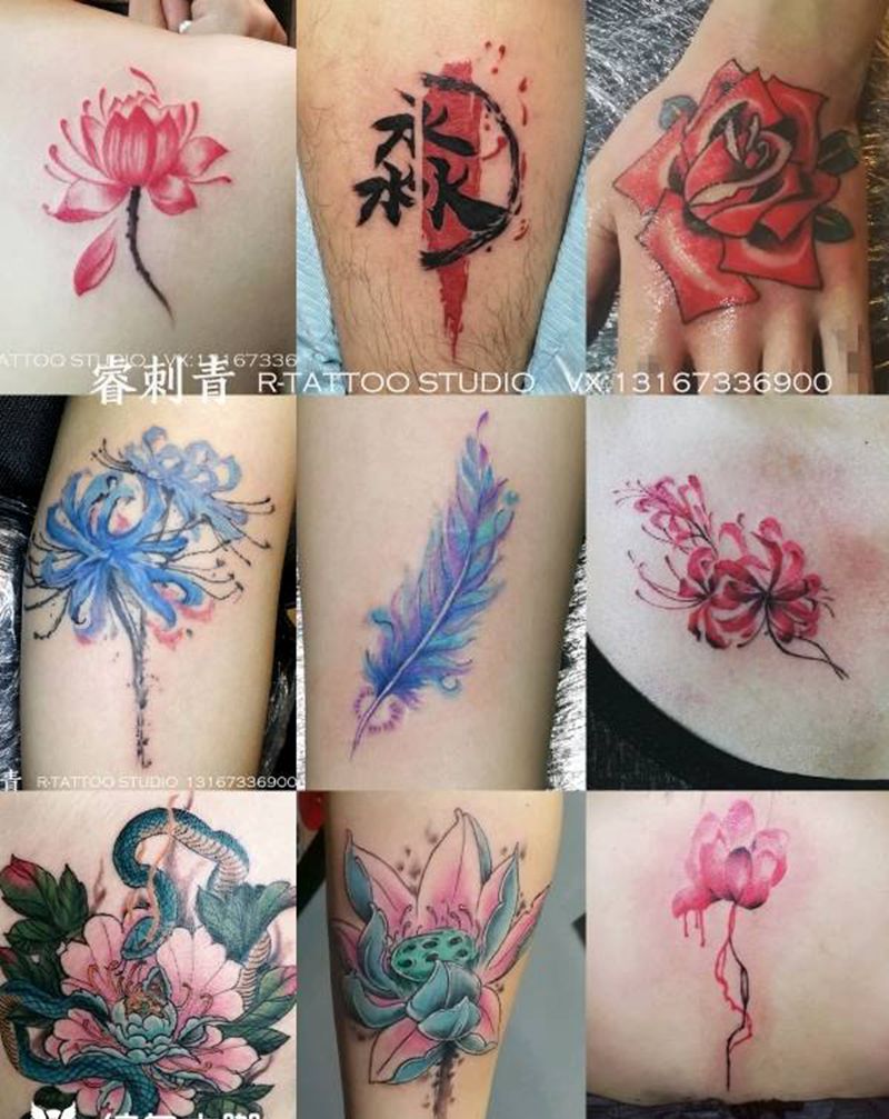 18年彩色作品纹身图片