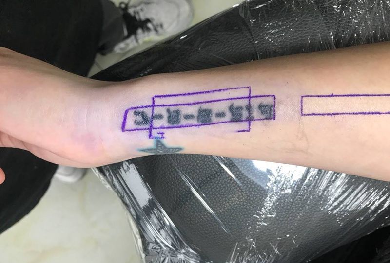 遮盖前任纹身图片