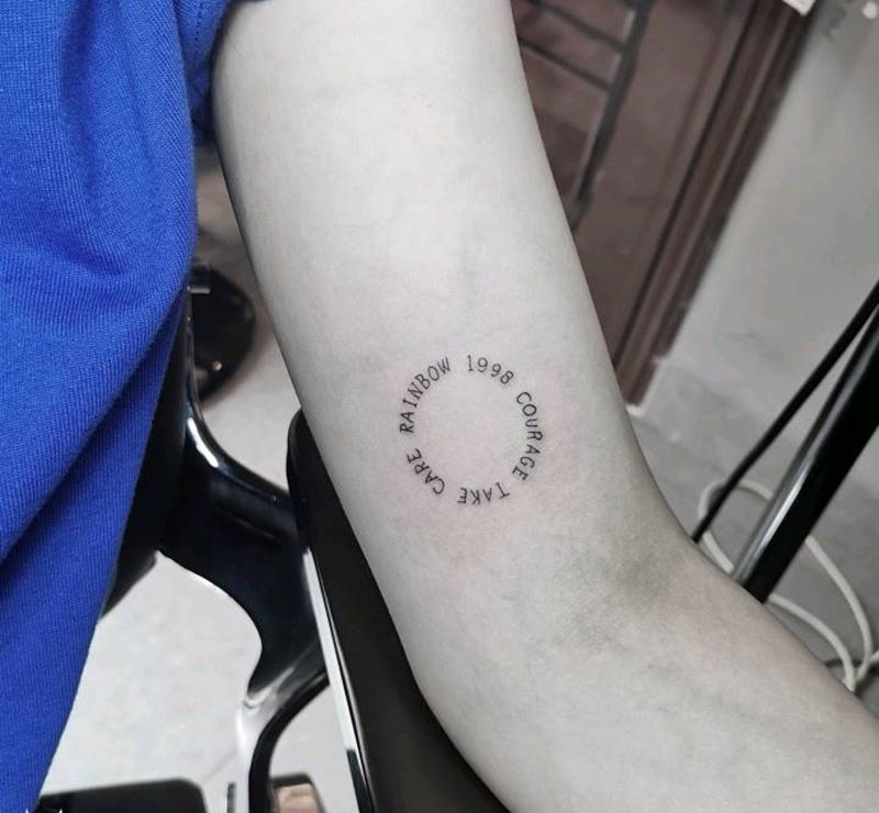 字母纹身图片_手臂纹身图案