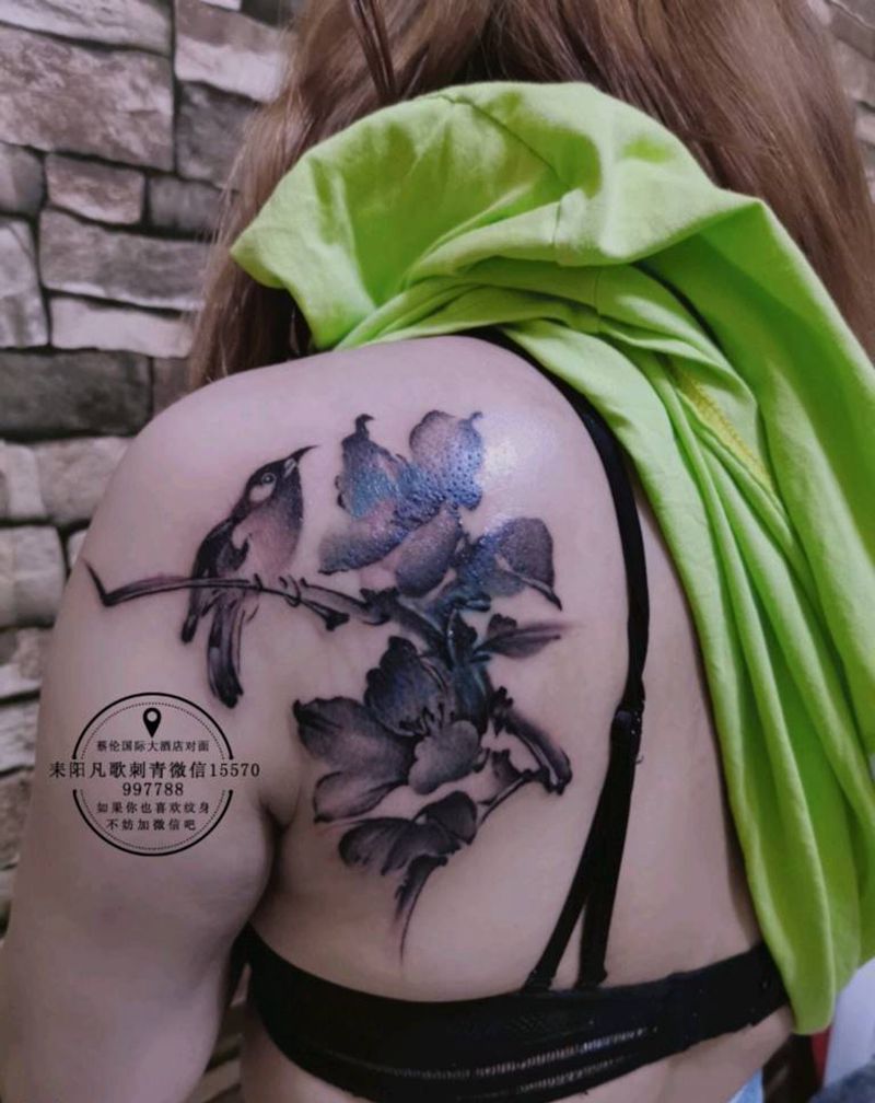 遮盖失败纹身纹身图片_肩部纹身图案