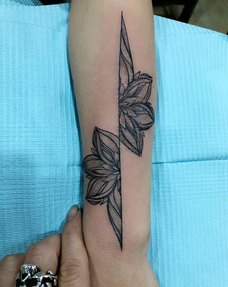 遮盖小疤纹身图片_手部纹身图案