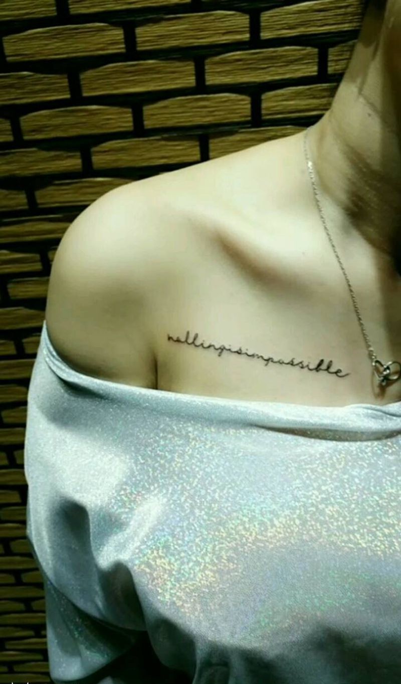 小英文纹身图片