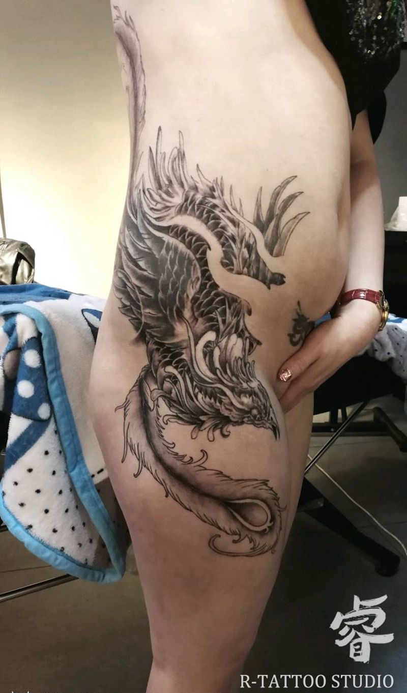 凤凰纹身图片