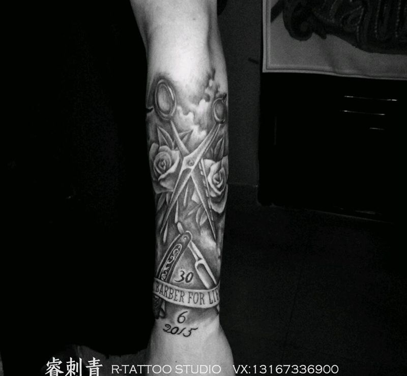欧美小臂纹身图片