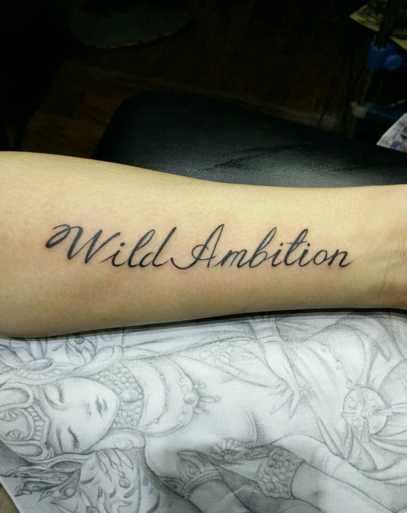 男神英文纹身图片_手臂纹身图案