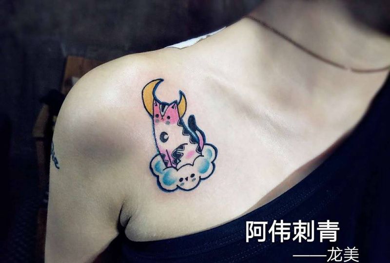 猫咪纹身图片