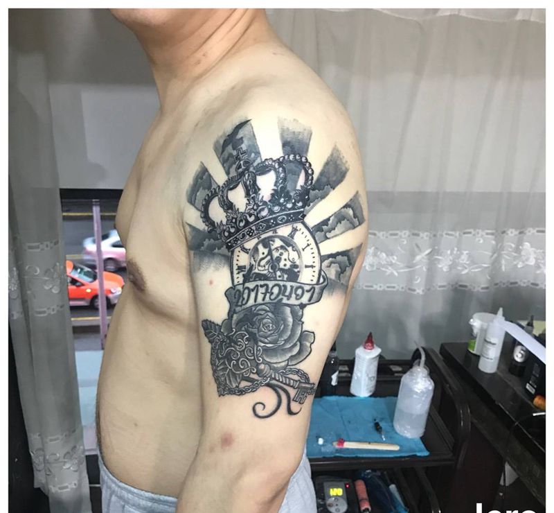 完工了纹身图片