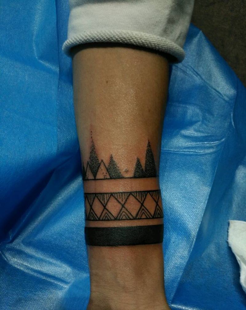 手环纹身图片