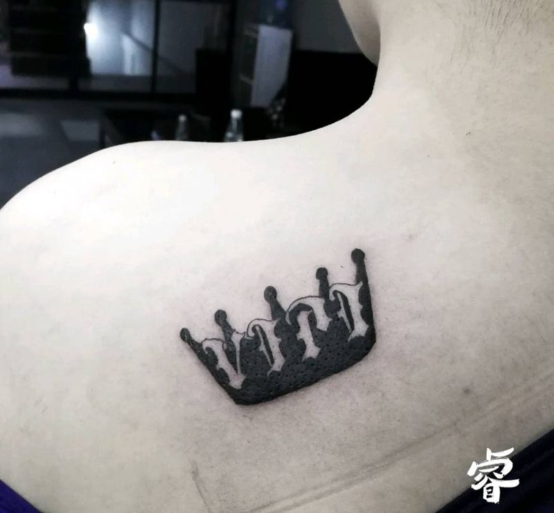 皇冠纹身图片