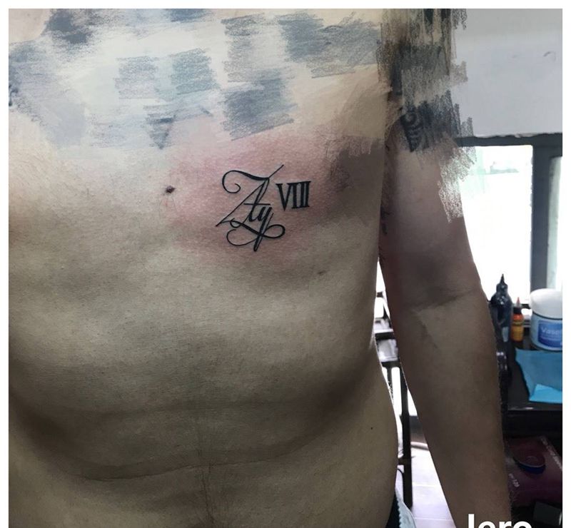 字母小图纹身图片