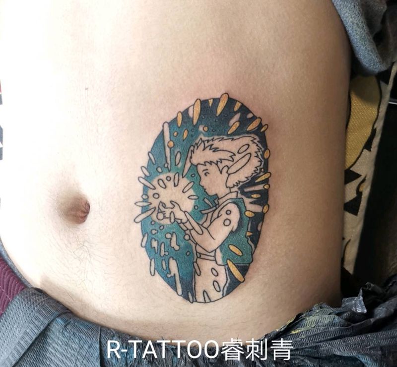 未完成纹身图片