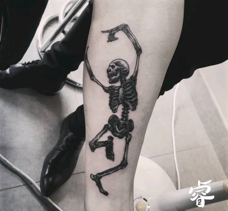 骷髅纹身图片