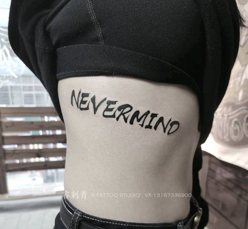 NEVERMIND纹身图片