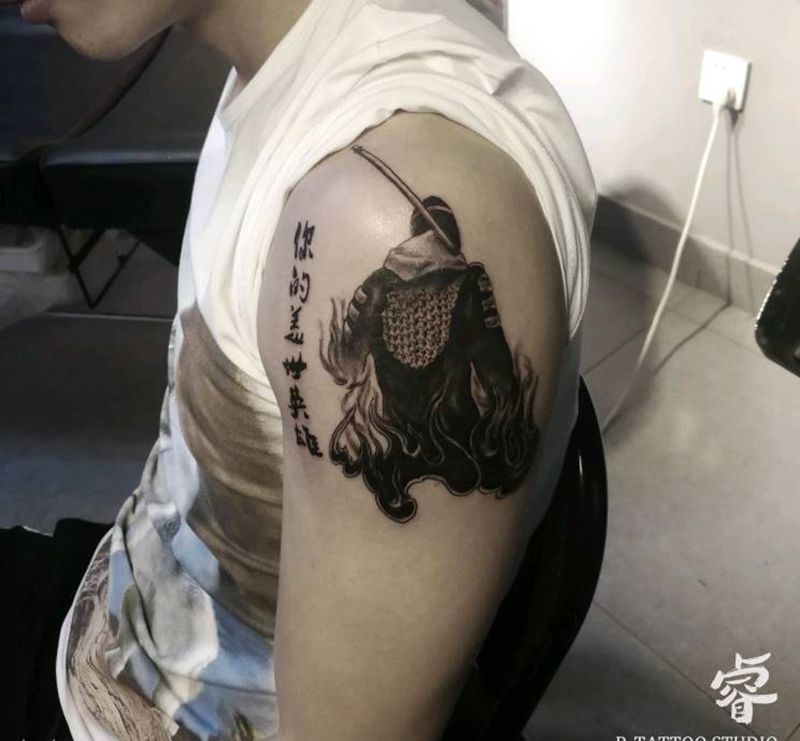 大话西游遮盖纹身图片