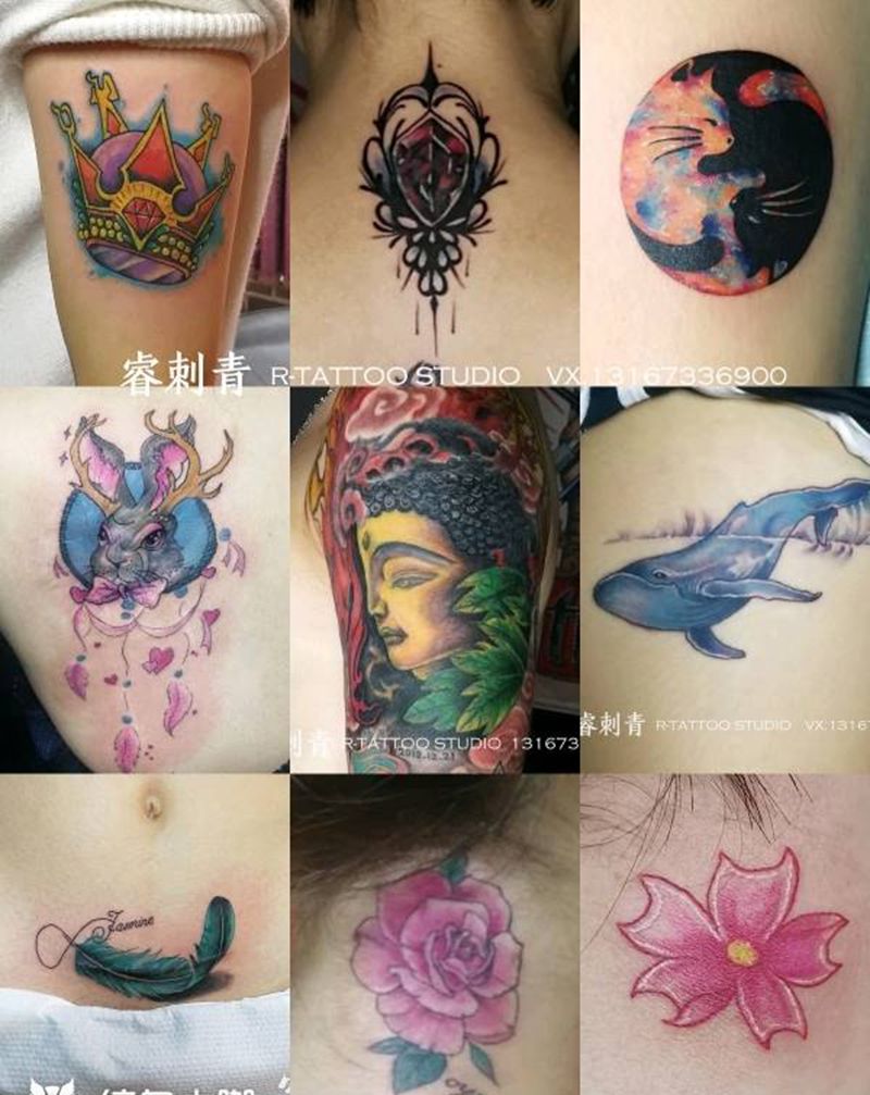 18年遮盖作品集1纹身图片