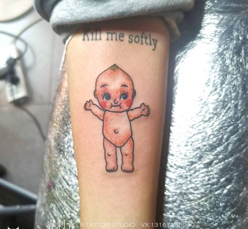 丘比娃娃纹身图片