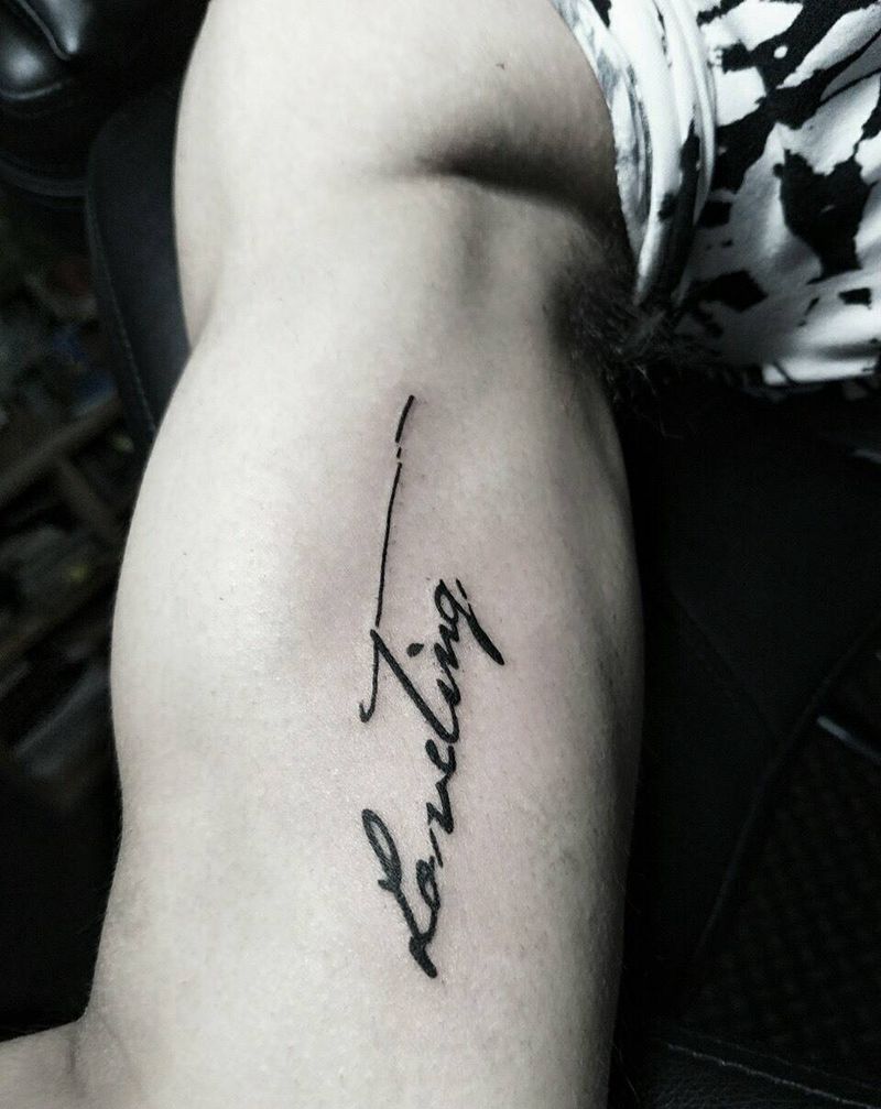 字母纹身图片_字符纹身图案