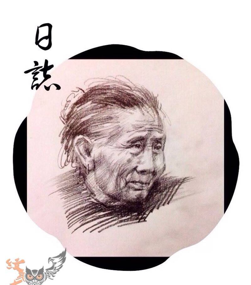 速写纹身图片_肖像纹身图案