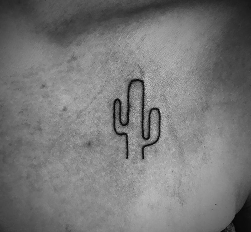 仙人掌纹身图片