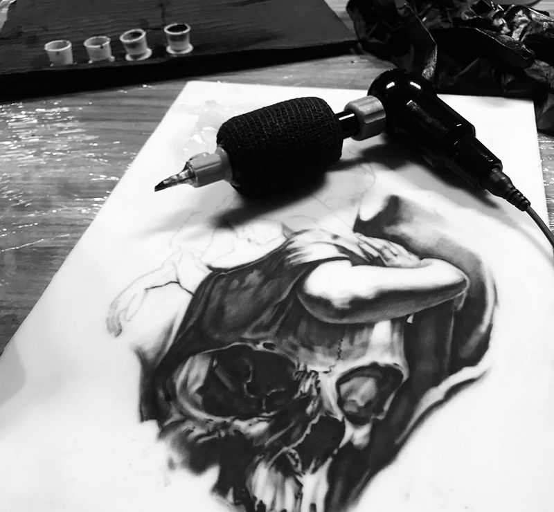 ☠️纹身图片_欧美写实纹身图案