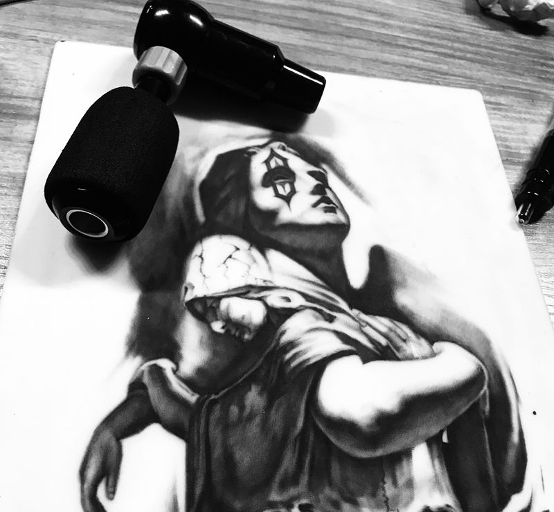 加强结构纹身图片_欧美写实纹身图案