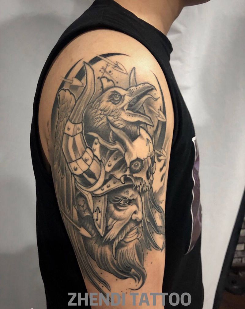 暗黑纹身图片_手臂纹身图案