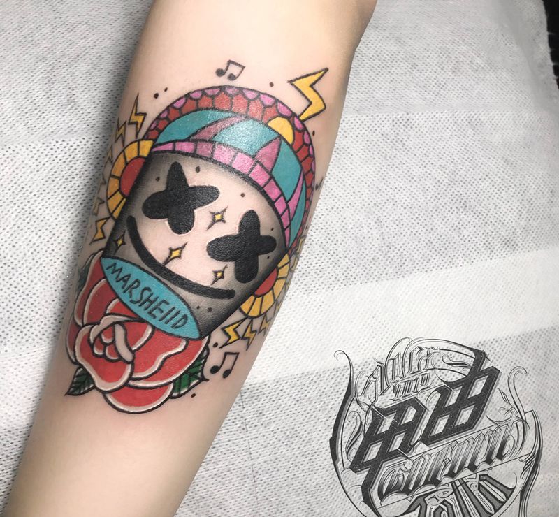 原创old school纹身图片_手臂Old School纹身图案