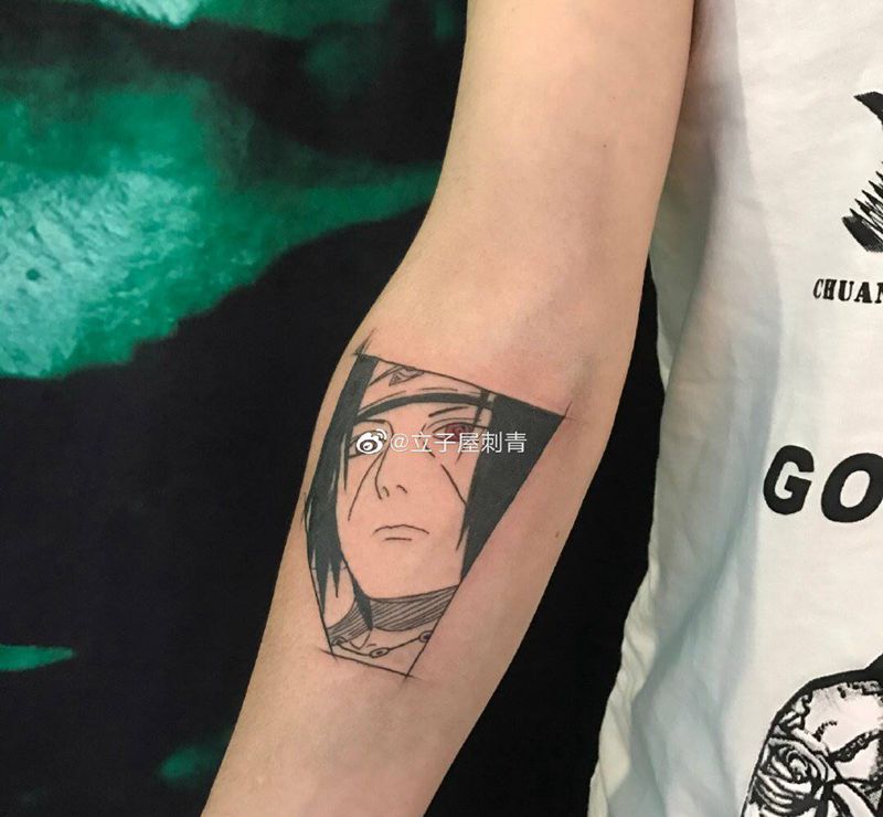 宇宇智波鼬&佩恩纹身图片_手臂纹身图案