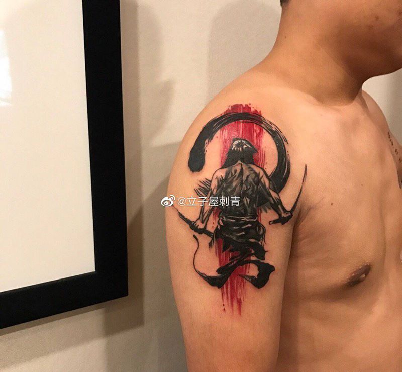 遮盖旧图纹身图片_手臂纹身图案