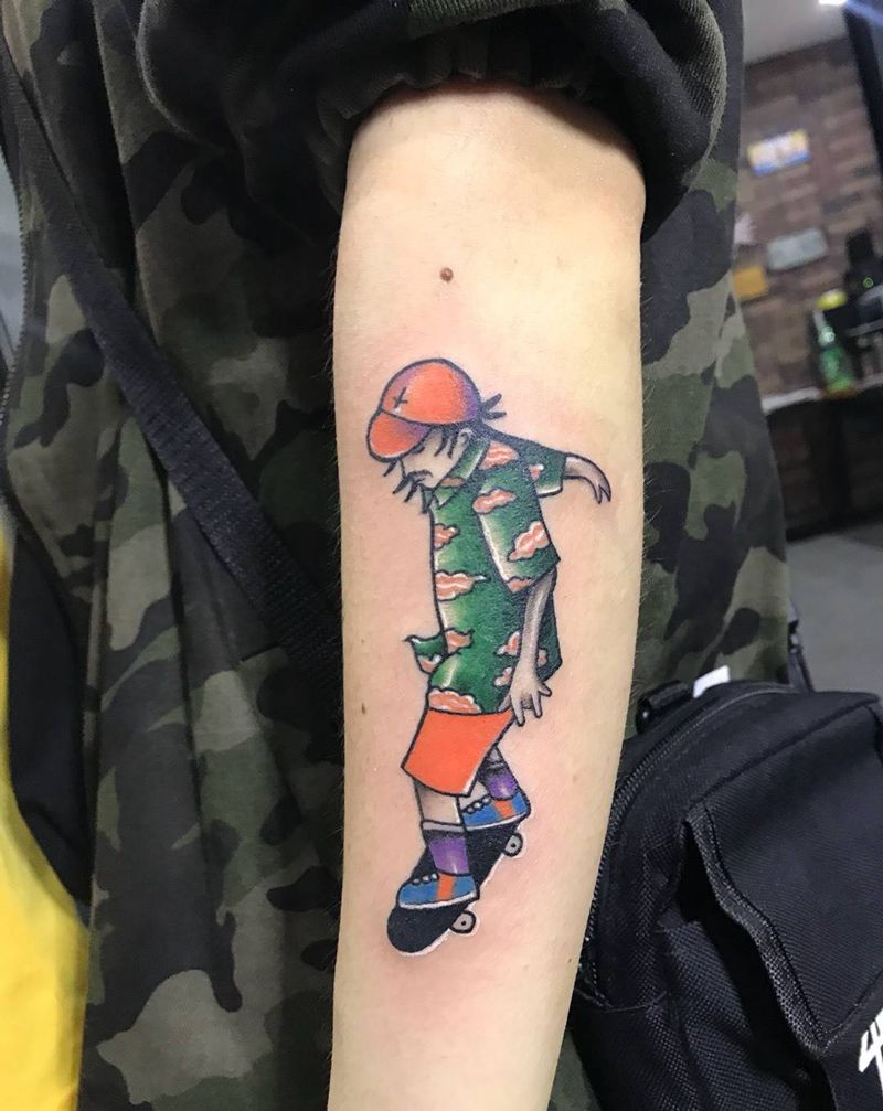 欧美校园风纹身图片