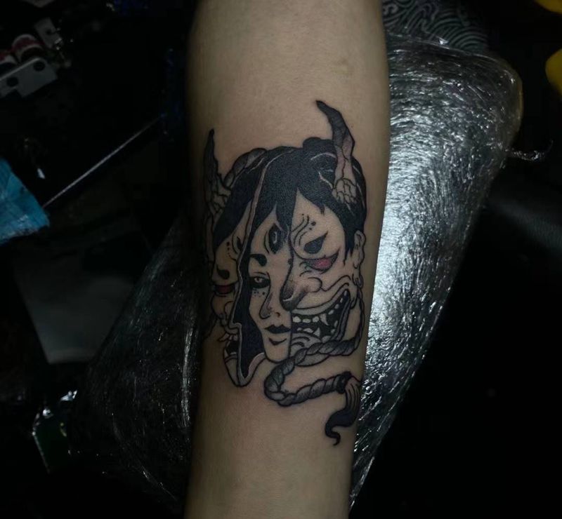 不知道叫啥纹身图片_Old School纹身图案