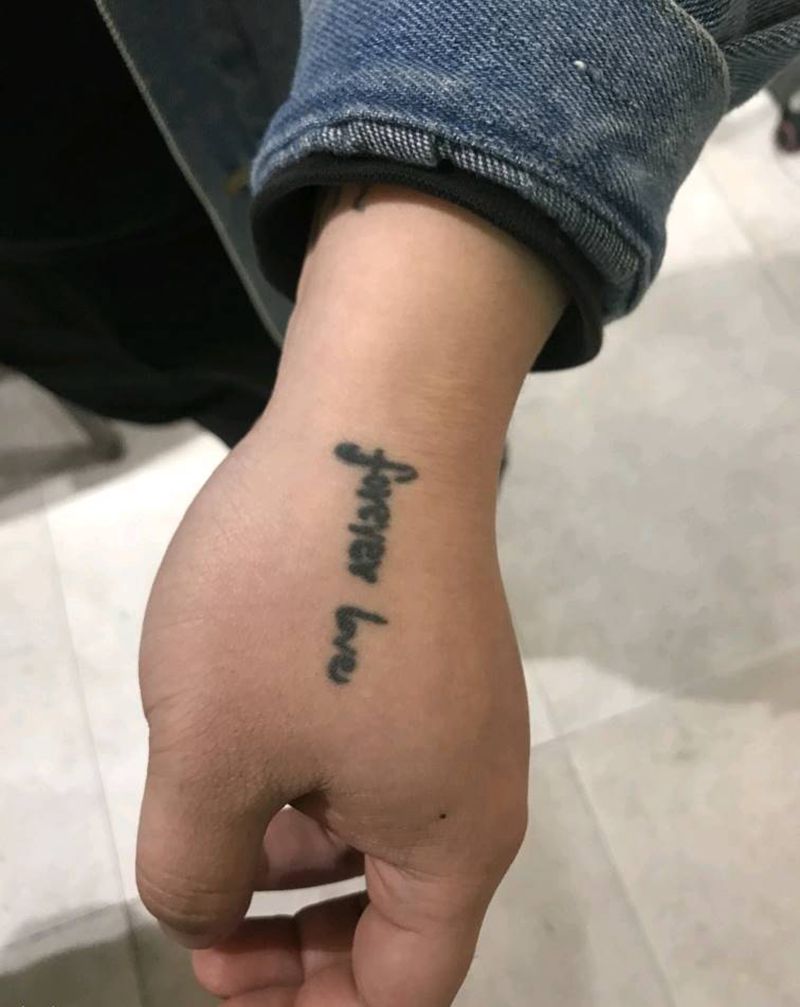 遮盖旧图纹身图片_手部水墨纹身图案