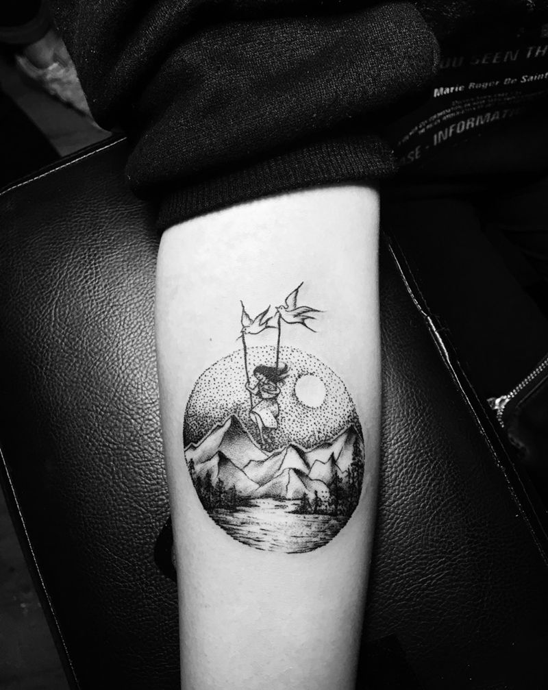 点刺小清新纹身纹身图片