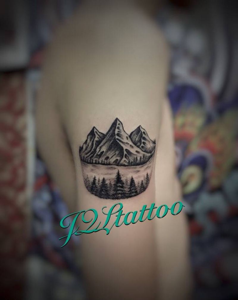 小图纹身图片_成品手臂清新几何静物纹身图案