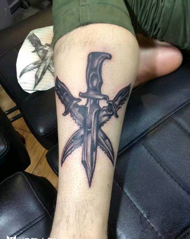 三剑客？纹身图片