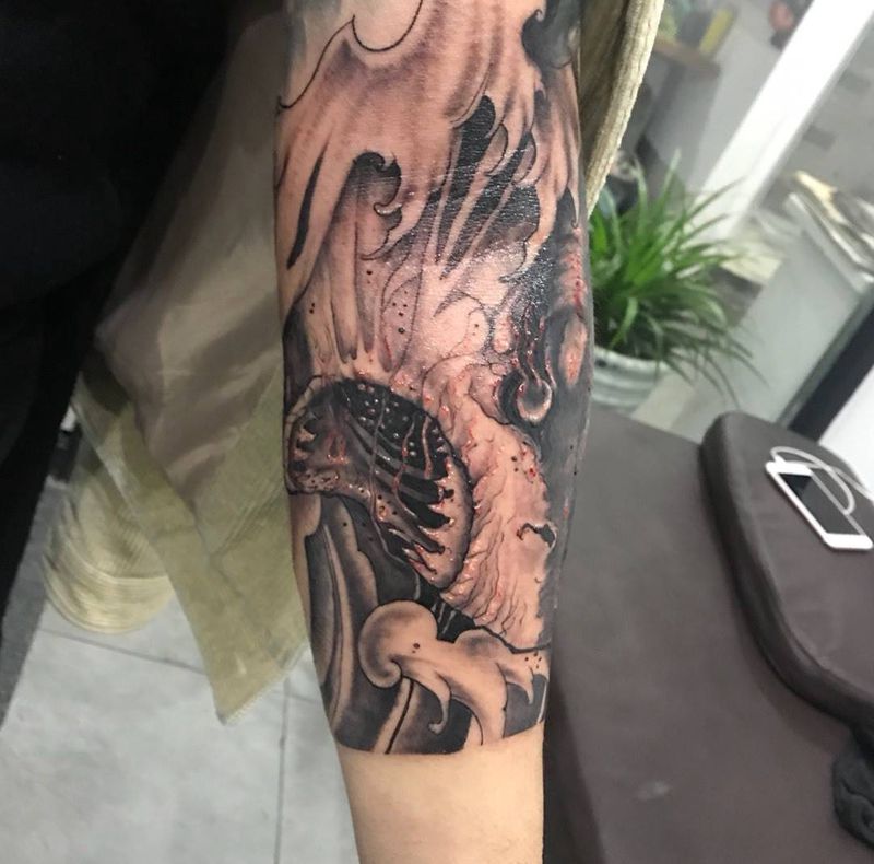 海洋王者纹身图片