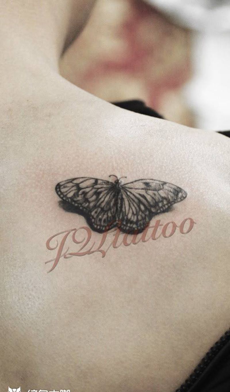 蝶纹身图片