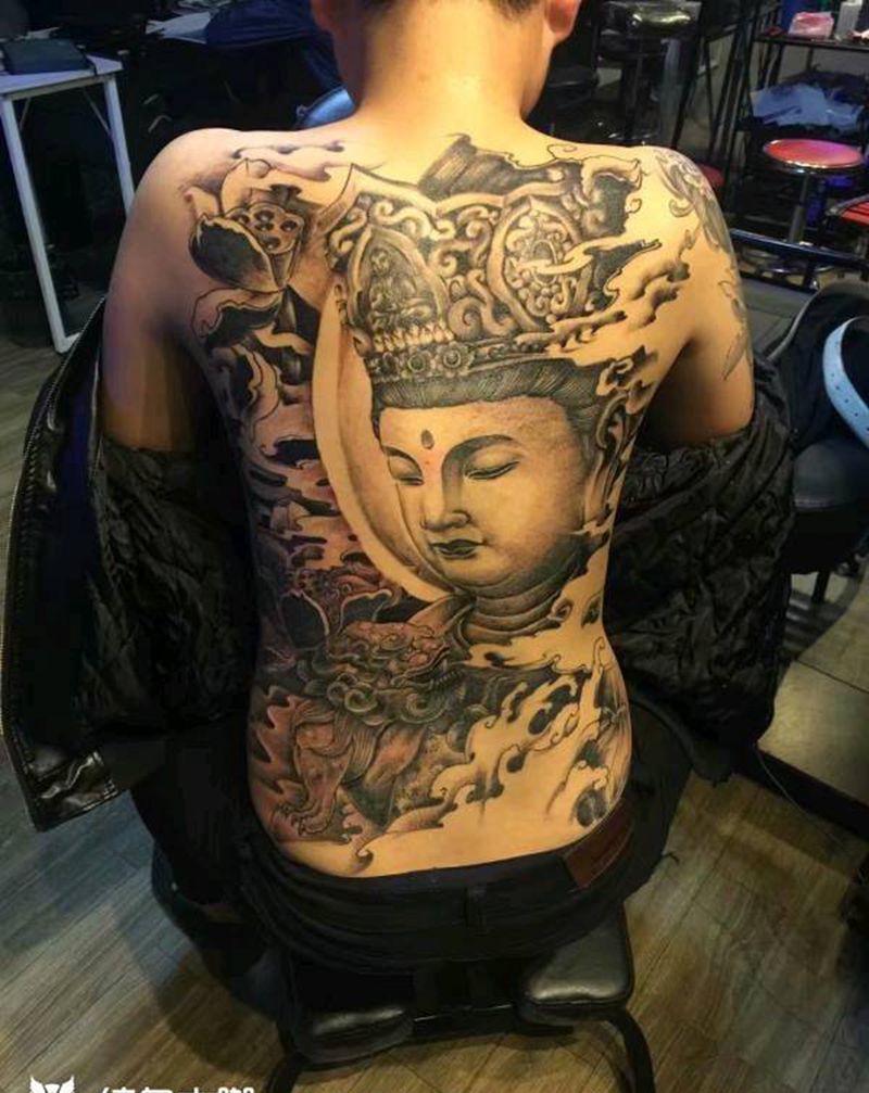 菩萨纹身图片
