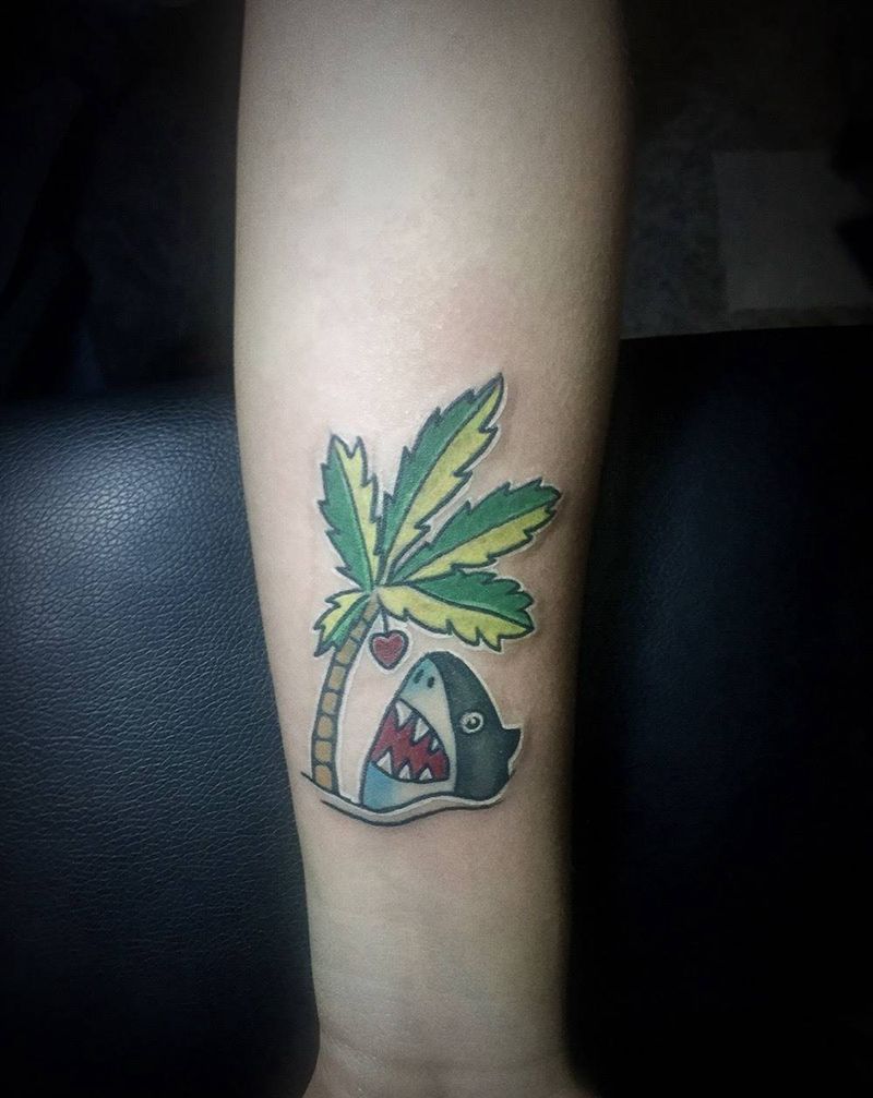 school鲨鱼纹身图片