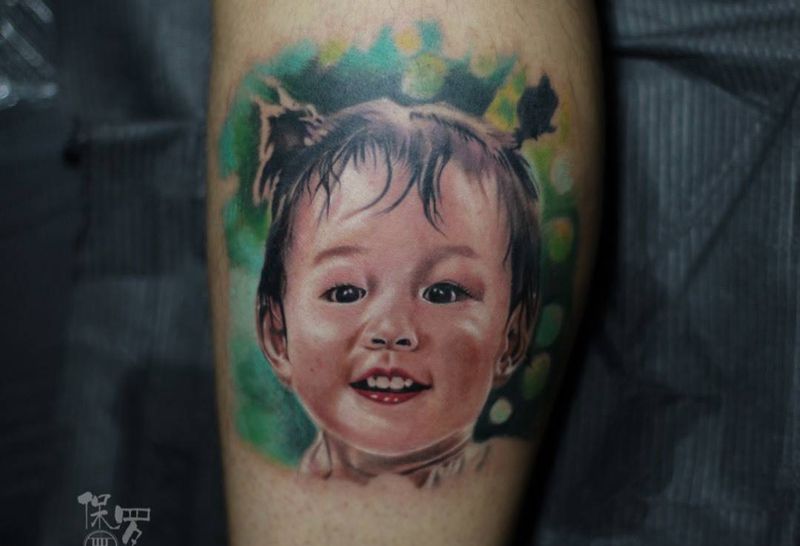 肖像纹身图片