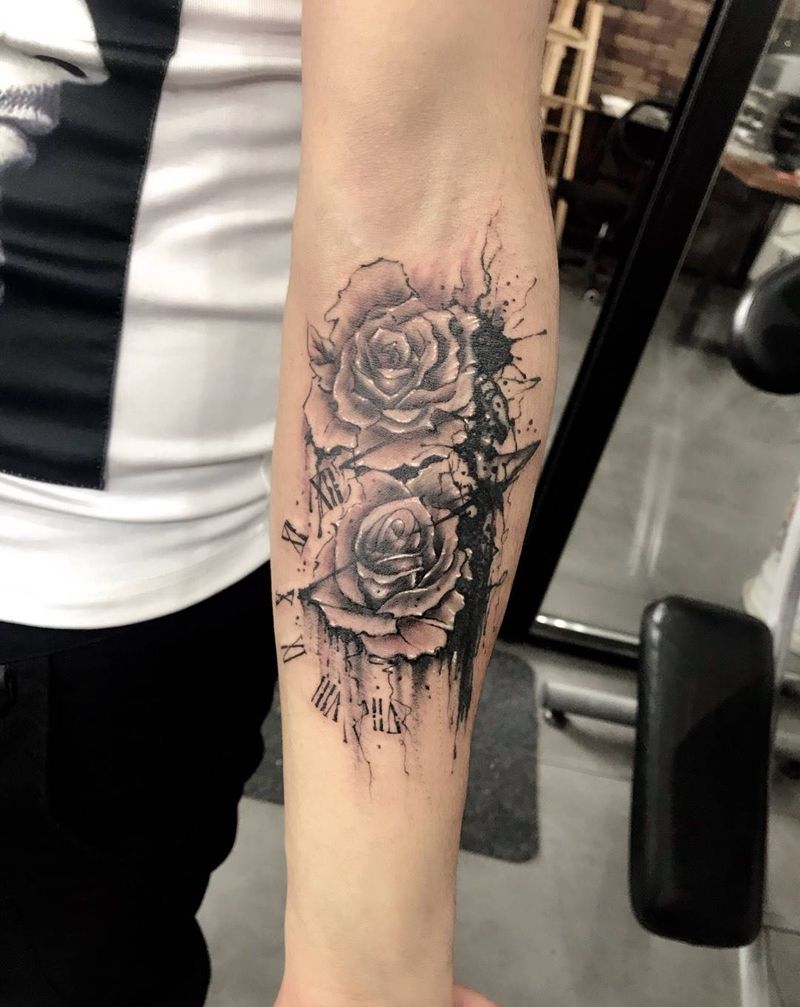 带现任遮盖前前女友纹身图片